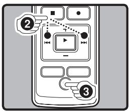 Diagram of a mobile phone interface with labeled buttons and control buttons, showing navigation and playback controls.
