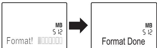 OLYMPUS VN-6800PC - Formatting the Recorder [Format] - 6