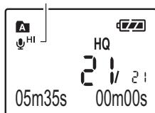 OLYMPUS VN-6800PC - Microphone Sensitivity [Mic Sense] - 1