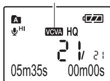 OLYMPUS VN-6800PC - Using the Variable Control Voice Actuator [VCVA] - 1