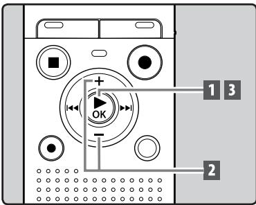 OLYMPUS VN-713PC - Changing the playback speed - 1
