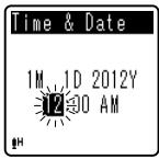 OLYMPUS VN-713PC - Setting time and date [Time &amp; Date] - 1