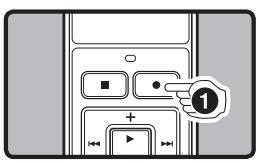 OLYMPUS VN-7800PC - ◆ How to begin segment repeat playback (For VN-7800PC/VN-6500PC only) - 1