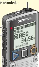 OLYMPUS DP-20, DP-211 - Recording - 3