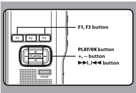 OLYMPUS DS-2500,  DS 2500 - Press the F3 (EXIT) or 1 button to close the menu screen. - 1