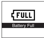 OLYMPUS DS-2500,  DS 2500 - Charging is completed when [Battery Full] is displayed. - 1