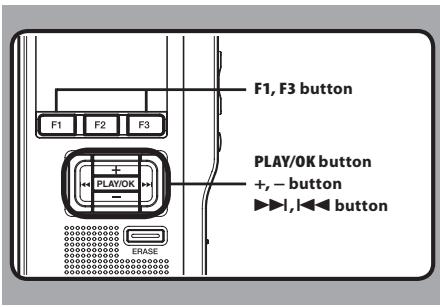 OLYMPUS DS-2500,  DS 2500 - Press the F3 (EXIT) or 1 button to close the menu screen. - 1