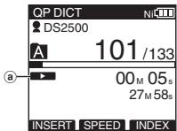 OLYMPUS DS-2500,  DS 2500 - Press the STOP button at any point you want to stop the playback. - 1