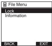 OLYMPUS DS-2500,  DS 2500 - Press the F3 (EXIT) or 1 button to close the menu screen. - 2