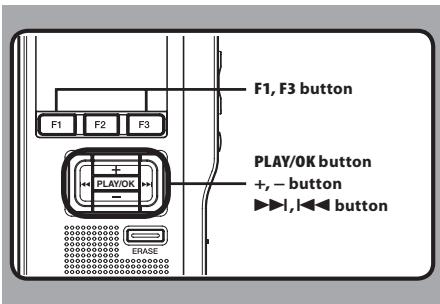 OLYMPUS DS-2500,  DS 2500 - Press the F3 (EXIT) or 1 button to close the menu screen. - 6