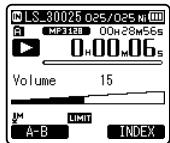 OLYMPUS LS-3,  LS-100,  LS-12,  LS-14,  LS-20,  LS-20M,  LS-3,  LS-5 - Playback - 3