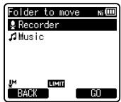 OLYMPUS LS-3,  LS-100,  LS-12,  LS-14,  LS-20,  LS-20M,  LS-3,  LS-5 - When you select [All files]: - 1