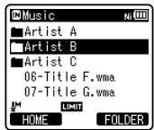 OLYMPUS LS-3,  LS-100,  LS-12,  LS-14,  LS-20,  LS-20M,  LS-3,  LS-5 - Press the OK button. - 1