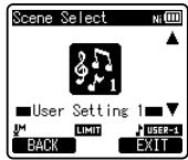 OLYMPUS LS-3,  LS-100,  LS-12,  LS-14,  LS-20,  LS-20M,  LS-3,  LS-5 - Select a playback scene. - 1