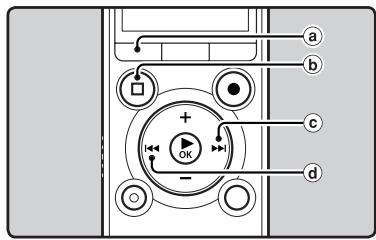 OLYMPUS LS-3,  LS-100,  LS-12,  LS-14,  LS-20,  LS-20M,  LS-3,  LS-5 - Canceling the segment repeat playback function - 1