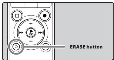 OLYMPUS LS-3,  LS-100,  LS-12,  LS-14,  LS-20,  LS-20M,  LS-3,  LS-5 - Partially erasing a file - 2