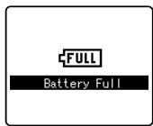 OLYMPUS LS-3,  LS-100,  LS-12,  LS-14,  LS-20,  LS-20M,  LS-3,  LS-5 - Charging is completed when [Battery Full] is displayed. - 1