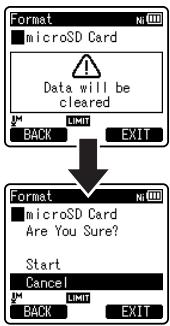 OLYMPUS LS-3,  LS-100,  LS-12,  LS-14,  LS-20,  LS-20M,  LS-3,  LS-5 - Press the OK button. - 1