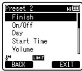 OLYMPUS LS-3,  LS-100,  LS-12,  LS-14,  LS-20,  LS-20M,  LS-3,  LS-5 - [Playback File] setting: - 1
