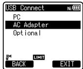 OLYMPUS LS-3,  LS-100,  LS-12,  LS-14,  LS-20,  LS-20M,  LS-3,  LS-5 - Press the + or - button to change the setting. - 1