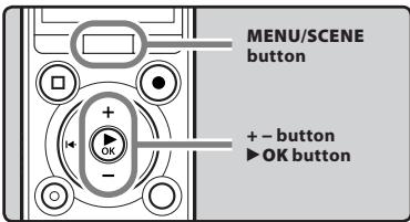 OLYMPUS LS-3,  LS-100,  LS-12,  LS-14,  LS-20,  LS-20M,  LS-3,  LS-5 - Changing the playback scene [Play Scene] - 1