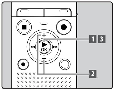OLYMPUS VN-712PC, VN-711PC, VN-713PC - Changing the playback speed - 1