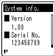 OLYMPUS VN-8500 PC DNS,  VN-8500PC,  VN-8500PC ME-32,  VN-850PC ME-52 - ① Select [System info.] from the menu on the [Device Menu]. - 2