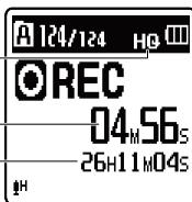 OLYMPUS VN-8500 PC DNS, VN-8500PC, VN-8500PC ME-32, VN-850PC ME-52 - ② Press the REC (●) button to start recording. - 1