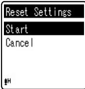 OLYMPUS VN-8500 PC DNS,  VN-8500PC,  VN-8500PC ME-32,  VN-850PC ME-52 - ① Select [Reset Settings] from the menu on the [Device Menu]. - 1