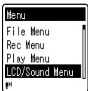 OLYMPUS VN-8500 PC DNS, VN-8500PC, VN-8500PC ME-32, VN-850PC ME-52 - ◆ Menu setting method - 4