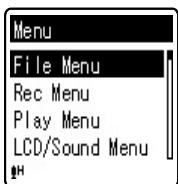 OLYMPUS VN-8500 PC DNS, VN-8500PC, VN-8500PC ME-32, VN-850PC ME-52 - ◆ Menu setting method - 2