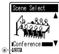 OLYMPUS VN-8500 PC DNS,  VN-8500PC,  VN-8500PC ME-32,  VN-850PC ME-52 - When [Scene Select] is selected: - 1