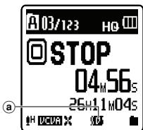 OLYMPUS VN-8500 PC DNS, VN-8500PC, VN-8500PC ME-32, VN-850PC ME-52 - In Menu mode selection: - 1