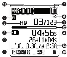 OLYMPUS VN-8500 PC DNS, VN-8500PC, VN-8500PC ME-32, VN-850PC ME-52 - Display (LCD panel): - 2