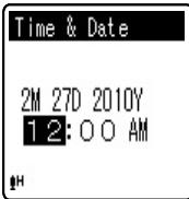 OLYMPUS VN-8500 PC DNS,  VN-8500PC,  VN-8500PC ME-32,  VN-850PC ME-52 - ① Select [Time &amp; Date] from the menu on the [Device Menu]. - 1