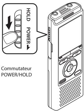 OLYMPUS WS-831 - Démarrage de l'enregistreur - 1