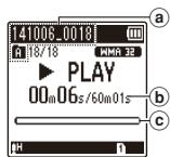 OLYMPUS WS-831 - Procédure de lecture basique - 2