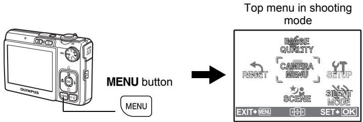 OLYMPUS FE-280 - Top Menu - 1