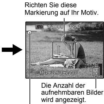 OLYMPUS FE-280 - b. Motiv scharfstellen. - 2