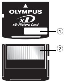 OLYMPUS STYLUS 770 SW - Compatible cards - 1