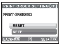OLYMPUS STYLUS 770 SW - Resetting print reservation data - 1