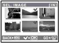 OLYMPUS STYLUS 770 SW - Erase selected pictures/Erase all pictures - 1