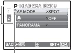 OLYMPUS STYLUS 770 SW - Using the menus - 3