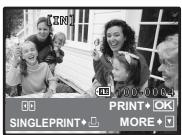 OLYMPUS STYLUS 770 SW - Selecting the picture to print - 1