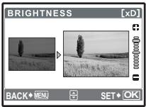 OLYMPUS STYLUS 770 SW - BRIGHTNESS ......Change the brightness of the picture - 1