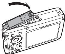 OLYMPUS STYLUS 770 SW - Close the battery/card compartment cover. - 1