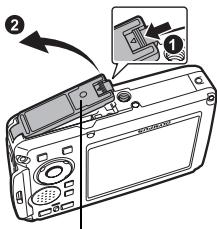 OLYMPUS STYLUS 770 SW - Inserting and removing the card - 1