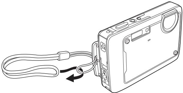 OLYMPUS STYLUS 770 SW - Attach the strap - 1