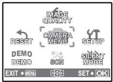 OLYMPUS STYLUS 770 SW - Using the menus - 1