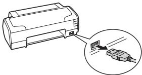 OLYMPUS STYLUS 770 SW - Disconnect the USB cable from the printer. - 2